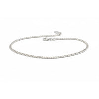 Load image into Gallery viewer, 925 Sterling Silver Diamond Cut Cuban Chain Necklace – Open
