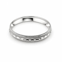 Load image into Gallery viewer, 925 Sterling Silver Diamond-Cut Scallop Bangle/Kada