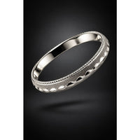 Load image into Gallery viewer, 925 Sterling Silver Diamond-Cut Scallop Bangle/Kada