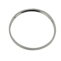 Load image into Gallery viewer, 925 Sterling Silver Domed Grooved Bangle/Kada - Bracelets