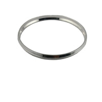 Load image into Gallery viewer, 925 Sterling Silver Domed Grooved Bangle/Kada - Bracelets
