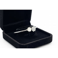 Load image into Gallery viewer, 925 Sterling Silver Double Clover CZ Women’s Bracelet | 6g
