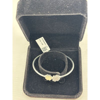 Load image into Gallery viewer, 925 Sterling Silver Double Clover CZ Women’s Bracelet | 6g
