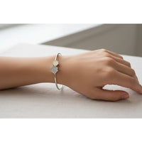 Load image into Gallery viewer, 925 Sterling Silver Double Clover CZ Women’s Bracelet | 6g
