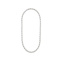 Load image into Gallery viewer, 925 Sterling Silver Double Link Chain Necklace – Round
