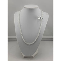 Load image into Gallery viewer, 925 Sterling Silver Double Link Chain Necklace – Round
