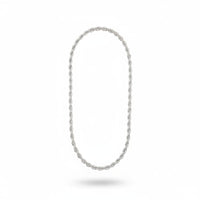 Load image into Gallery viewer, 925 Sterling Silver Double Link Chain Necklace – Round
