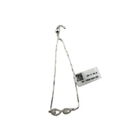 Load image into Gallery viewer, 925 Sterling Silver Double Teardrop CZ Adjustable Bracelet
