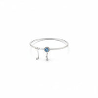 Load image into Gallery viewer, 925 Sterling Silver Evil Eye Charm Women’s Bracelet
