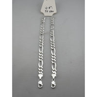 Load image into Gallery viewer, 925 Sterling Silver Figaro Chain Bracelet – Italian Link
