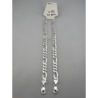 Load image into Gallery viewer, 925 Sterling Silver Figaro Chain Bracelet – Classic Italian
