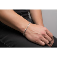 Load image into Gallery viewer, 925 Sterling Silver Figaro Chain Bracelet – Italian Link
