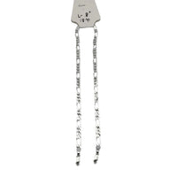 Load image into Gallery viewer, 925 Sterling Silver Figaro Chain Bracelet – Classic Italian
