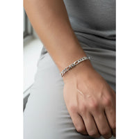 Load image into Gallery viewer, 925 Sterling Silver Figaro Chain Bracelet – Italian Link
