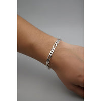 Load image into Gallery viewer, 925 Sterling Silver Figaro Chain Bracelet – Italian Link
