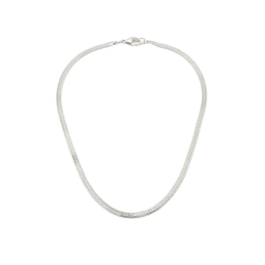 925 Sterling Silver Franco Chain Necklace – Woven Link