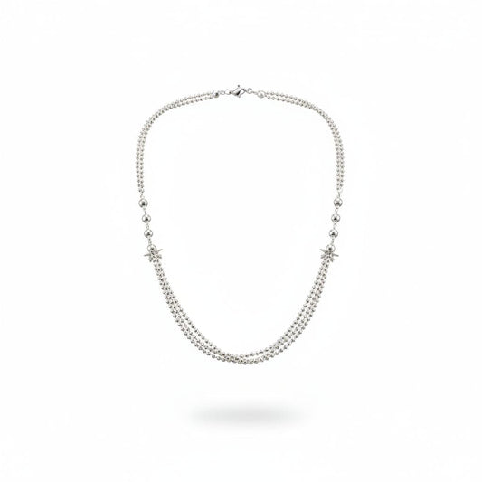 Sterling Silver Heart Pendant Necklace with CZ