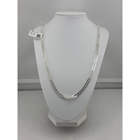 Load image into Gallery viewer, 925 Sterling Silver Heavy Curb Chain Necklace – Thick Flat
