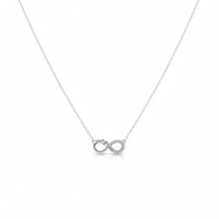Load image into Gallery viewer, 925 Sterling Silver Infinity Circle Necklace - Necklace

