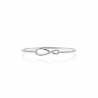 Load image into Gallery viewer, 925 Sterling Silver Infinity CZ Women’s Bracelet | 7g
