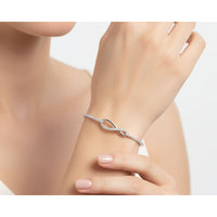 Load image into Gallery viewer, 925 Sterling Silver Infinity CZ Women’s Bracelet | 7g
