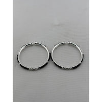 Load image into Gallery viewer, 925 Sterling Silver Kids’ Black Bead Open Bangle Pair
