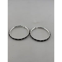 Load image into Gallery viewer, Silver baby bangle pair product view
