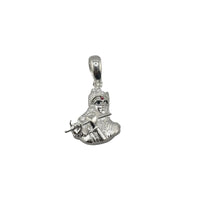 Load image into Gallery viewer, 925 Sterling Silver Krishna Flute Pendant - 2.19 g - Pendant
