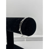 Load image into Gallery viewer, 925 Sterling Silver Layered Star Charm Bracelet | 5g
