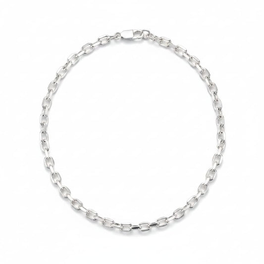 925 Sterling Silver Mariner Chain Necklace – Anchor Link