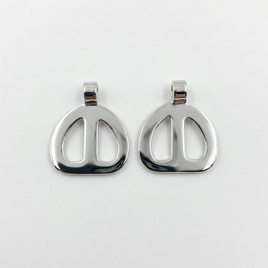 925 Sterling Silver Nazar Kanda Pendant - Evil Eye Protection Charm (Set of 2) 1.7gm