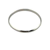 Load image into Gallery viewer, 925 Sterling Silver Plain Thin Bangle/Kada - Bracelets