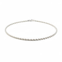 Load image into Gallery viewer, 925 Sterling Silver Rope Chain Necklace – Twisted Design

