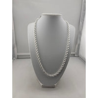 Load image into Gallery viewer, 925 Sterling Silver Rope Chain Necklace – Twisted Design
