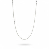Load image into Gallery viewer, 925 Sterling Silver Round Box Chain Necklace – Micro Square
