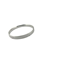 Load image into Gallery viewer, 925 Sterling Silver Screw Motif Bangle/Kada - Bracelets
