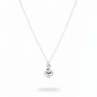 Load image into Gallery viewer, 925 Sterling Silver Sister Heart Charm Necklace - Necklace
