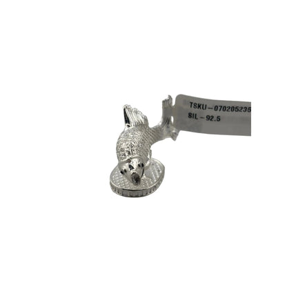 Silver Small Fish Idol – Auspicious Matsya Charm for Pooja & Gifting 11G