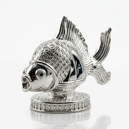 Silver Small Fish Idol – Auspicious Matsya Charm for Pooja & Gifting 27G