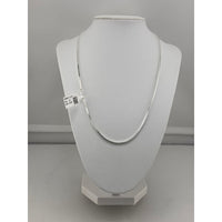 Load image into Gallery viewer, 925 Sterling Silver Snake Chain Necklace – Slim Flat Mesh
