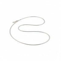 Load image into Gallery viewer, 925 Sterling Silver Snake Chain Necklace – Slim Flat Mesh
