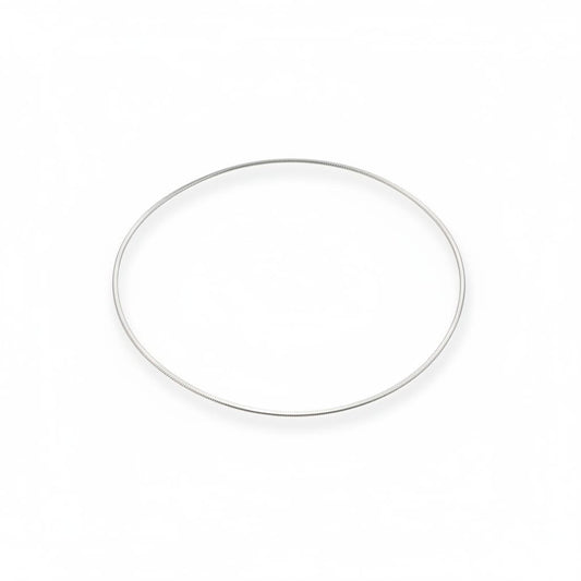 925 Sterling Silver Snake Chain Necklace – Smooth Flat