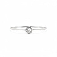 Load image into Gallery viewer, 925 Sterling Silver Spiral CZ Bracelet | 6g
