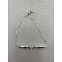 Load image into Gallery viewer, 925 Sterling Silver Star CZ Adjustable Bracelet | 5g
