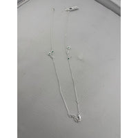 Load image into Gallery viewer, 925 Sterling Silver Sunburst Charm Anklet with Green CZ
