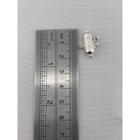 Load image into Gallery viewer, 925 Sterling Silver Taweez Pendant – Textured Barrel
