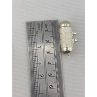 Load image into Gallery viewer, 925 Sterling Silver Taweez Pendant – Textured Barrel
