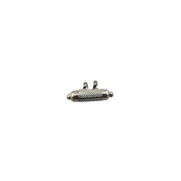 Load image into Gallery viewer, 925 Sterling Silver Taweez Pendant – Textured Barrel
