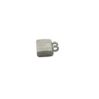 Load image into Gallery viewer, 925 Sterling Silver Taweez Pendant – Textured Rectangular
