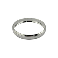 Load image into Gallery viewer, 925 Sterling Silver Thick Domed Grooved Bangle/Kada